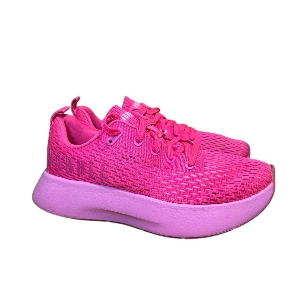 NoBull Journey Neon Pink Gym Training Shoes Sneakers Women’s Size 9.5